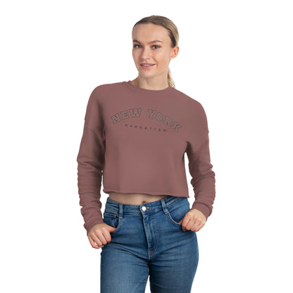 Women's New York Manhattan Cropped Sweatshirt