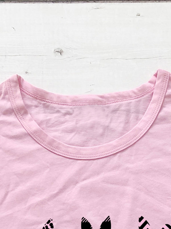 Women's Bunny Cotton Graphic T-shirt