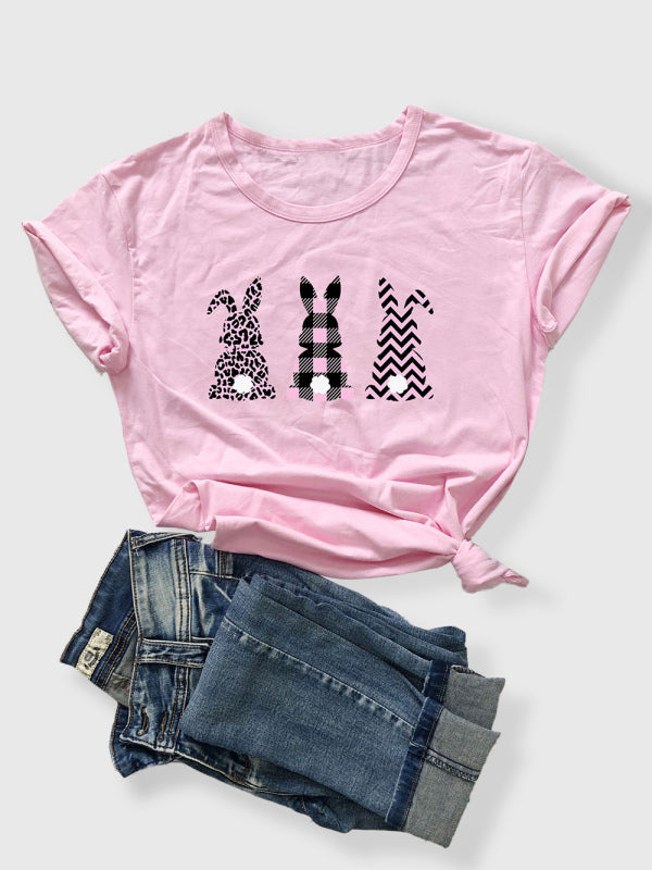 Women's Bunny Cotton Graphic T-shirt