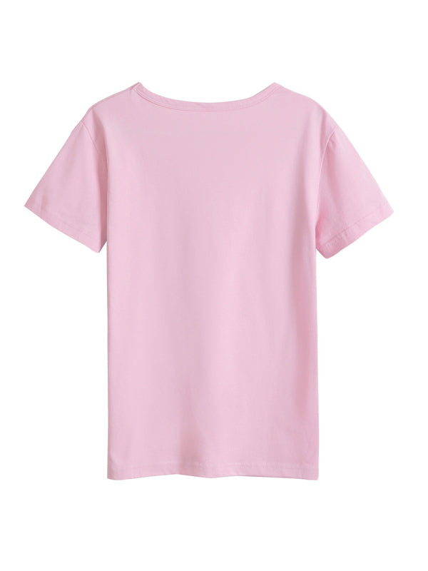 Women's Bunny Cotton Graphic T-shirt