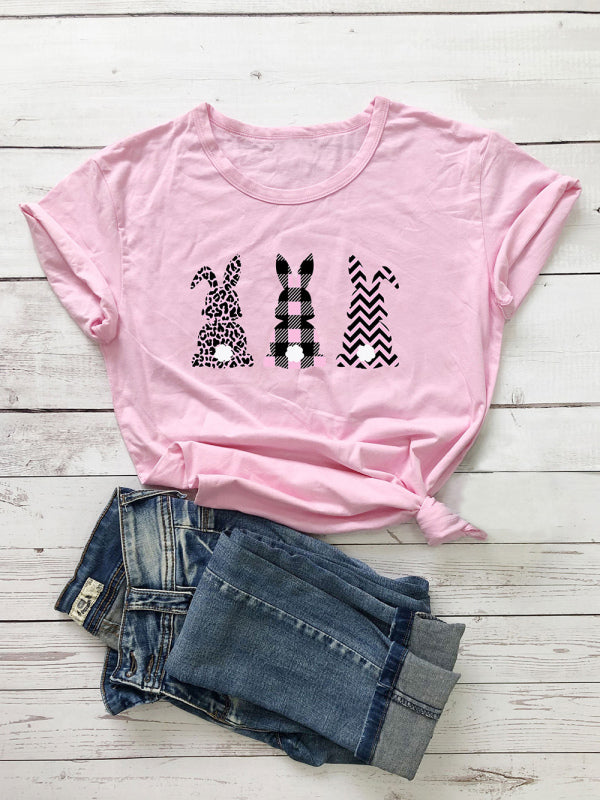 Women's Bunny Cotton Graphic T-shirt