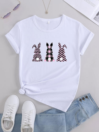 Women's Bunny Cotton Graphic T-shirt