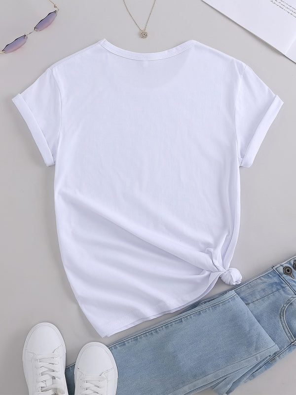 Women's Bunny Cotton Graphic T-shirt