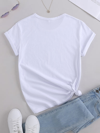 Women's Bunny Cotton Graphic T-shirt